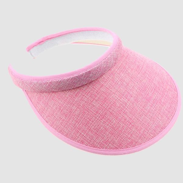2018 new sun hats hand made straw visor caps parent-child summer tourism cap casual child hat empty hat beach, Blue;gray